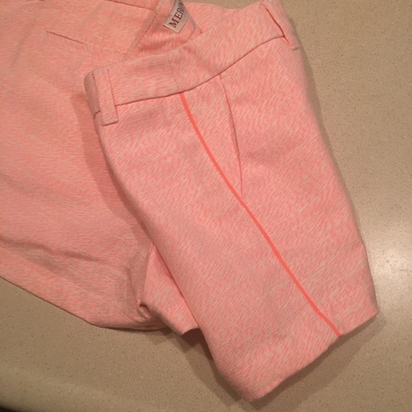 MERONA Shorts Pink White Side Stripe Space Dye 10 - Picture 7 of 8